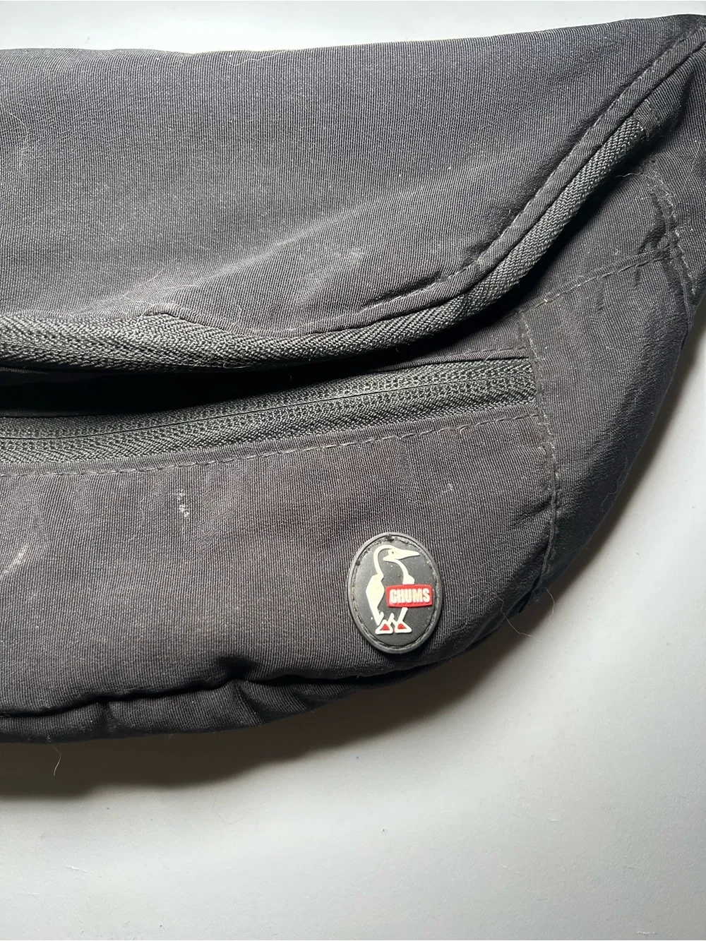 Chums Black Waist Pack Fanny Pack Trailway Hiking Outdoor Camp Active Waist bag